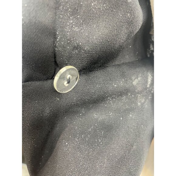 Jones New York Cardigan Girly Glam Black  Women's Sweater Sz 10 - Picture 3 of 8